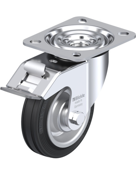 L-V 100R-FI pasukamas ratukas su stabdžiais, 100 mm