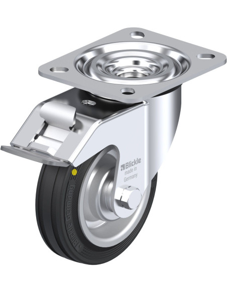 L-V 100R-FI-EL antistatinis pasukamas ratukas su stabdžiais