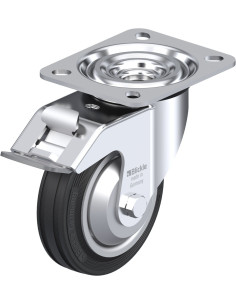 L-V 100R-FI-FA pasukamas ratukas su stabdžiais, 100 mm