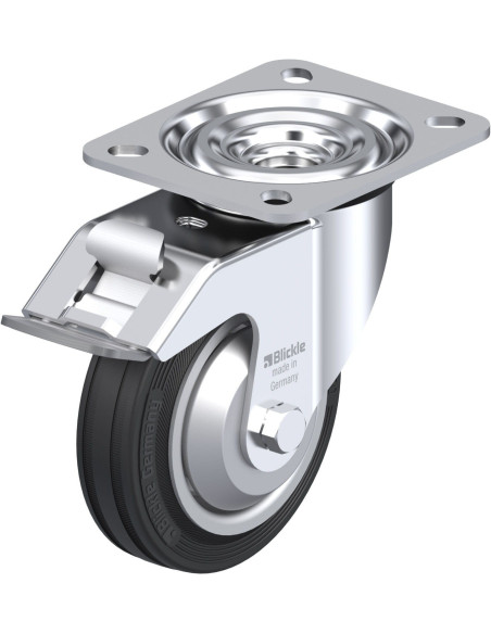 L-V 100R-FI-FA pasukamas ratukas su stabdžiais, 100 mm