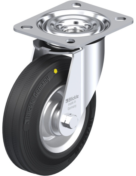 Antistatinis pasukamas ratukas L-V 125R-EL, 125 mm