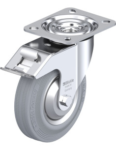 L-V 125R-FI-SG-FA pasukamas ratukas su stabdžiais, 125 mm