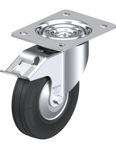 L-V 140R-FI-FA pasukamas ratukas su stabdžiais, 140 mm