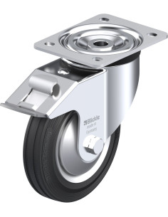 L-V 162R-FI-FA pasukamas ratukas su stabdžiais, 160 mm