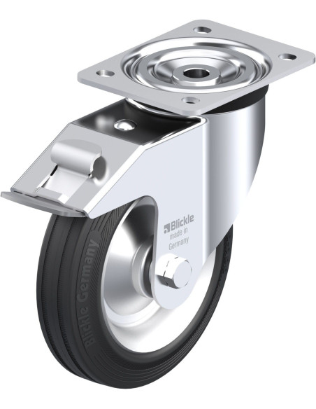 L-V 182R-FI pasukamas ratukas su stabdžiais, 180 mm