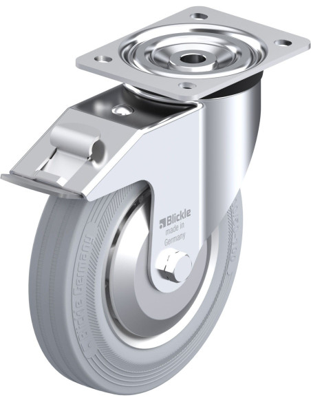 L-V 200K-FI-SG-FA pasukamas ratukas su stabdžiais, 200 mm