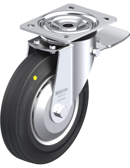 Antistatinis pasukamas ratukas su stabdžiais L-V