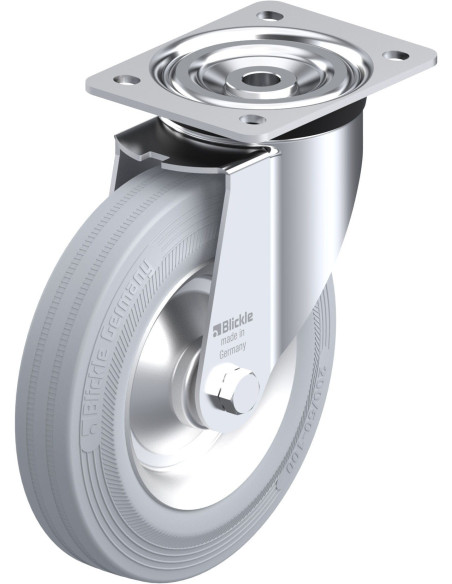 L-V 202R-SG pasukamas ratukas su guminiais ratais 200 mm