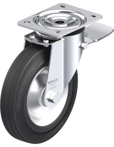 L-V 202R-ST pasukamas ratukas su stabdžiais, 200 mm