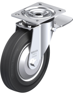 L-V 202R-ST-FA pasukamas ratukas su stabdžiais, 200 mm