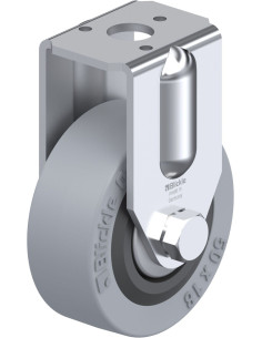 BRA-VPA 50G-FA fiksuotas guminis ratukas 50 mm