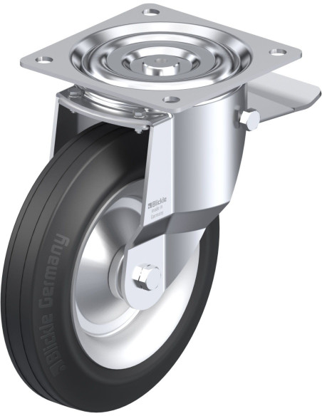 L-V 252R-ST pasukamas ratukas su stabdžiais, 250 mm