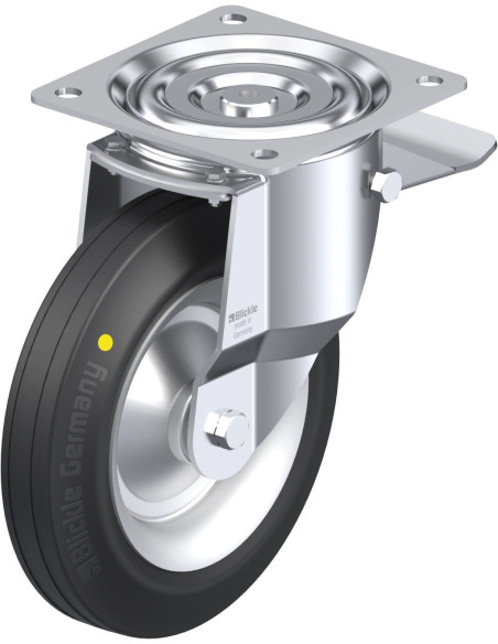 L-V 252R-ST-EL antistatinis pasukamas ratukas su stabdžiais