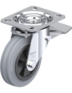 L-VPP 100G-ST-SG 100 mm guminis pasukamas ratukas su