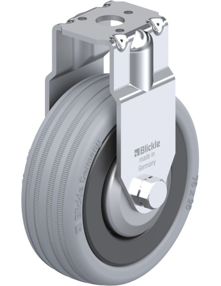 BRA-VPA 75K-FA fiksuotas guminis ratukas 75mm