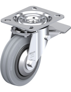 L-VPP 100G-ST-SG-FA - 100 mm guminis pasukamas ratukas su