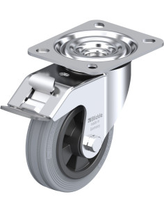 L-VPP 100R-FI-SG - 100 mm pasukamas ratukas su stabdžiais