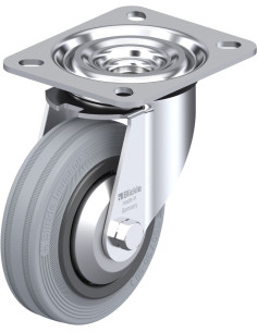 L-VPP 100R-SG-FA - Pasukamas ratukas dengtas guma, 100 mm