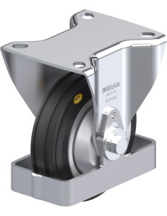 B-RD 100R-FA-FS fiksuotas ratukas dengtas guma