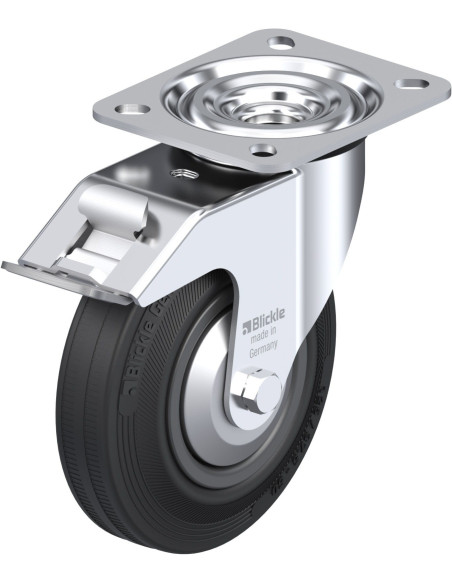 L-VPP 125R-FI-FA - 125 mm pasukamas ratukas su stabdžiais