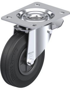 L-VPP 140G-ST pasukamas ratukas su stabdžiais, 140 mm