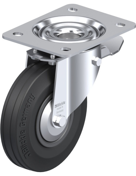 L-VPP 140G-ST-FA pasukamas ratukas su stabdžiais, 140 mm