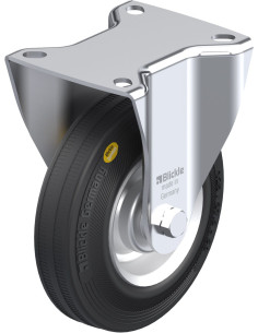 B-RD 125R fiksuotas ratukas dengtas guma
