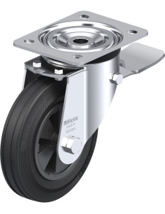 L-VPP 160G-ST - pasukamas ratukas su stabdžiais, 160 mm