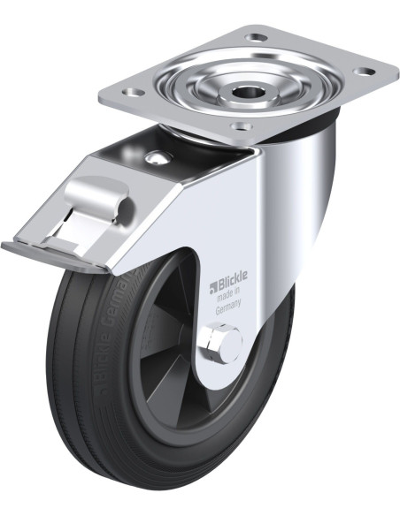 L-VPP 180G-FI pasukamas ratukas su stabdžiais, 180 mm