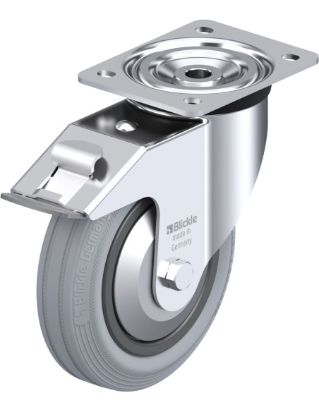 L-VPP 180G-FI-SG-FA pasukamas ratukas su stabdžiais, 180 mm