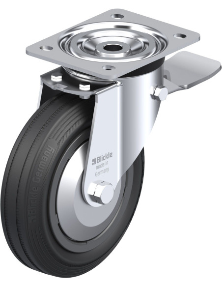 L-VPP 180R-ST-FA - 180 mm pasukamas ratukas su stabdžiais