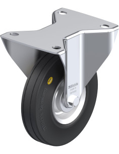 B-RD 140R fiksuotas ratukas dengtas guma