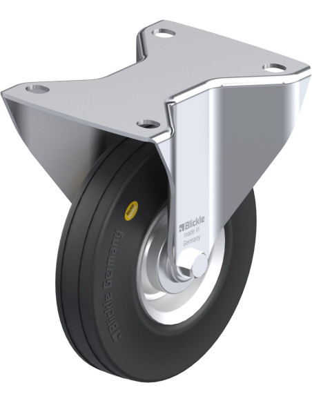 B-RD 140R fiksuotas ratukas dengtas guma