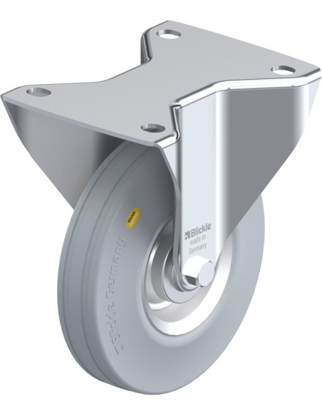 B-RD 140R-VLI fiksuotas ratukas dengtas guma