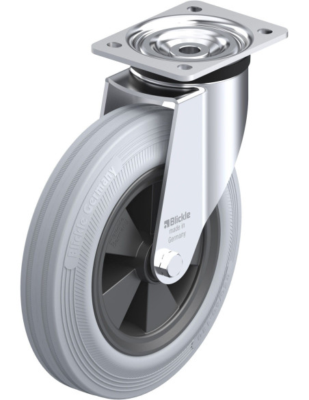 L-VPP 250R-3-SG pasukamas ratukas su guma 250 mm