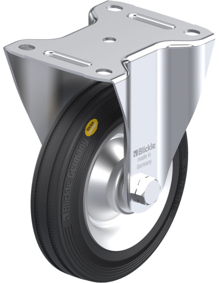 B-RD 162R fiksuotas ratukas dengtas guma