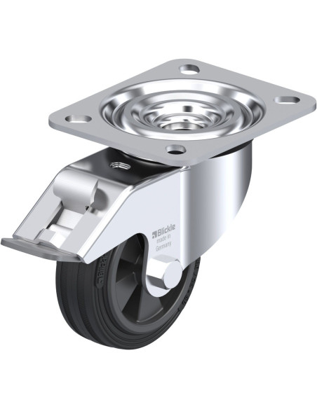 L-VPP 80G-FI pasukamas ratukas su stabdžiais, 80 mm