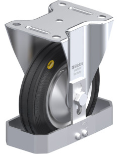 B-RD 162R-FA-FS fiksuotas ratukas dengtas guma