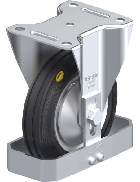 B-RD 162R-FA-FS fiksuotas ratukas dengtas guma