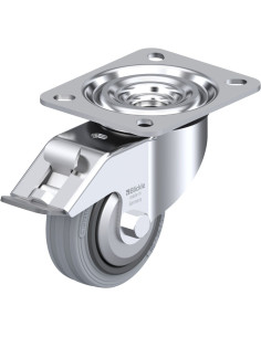 L-VPP 80R-FI-SG-FA - pasukamas ratukas su stabdžiais, 80 mm