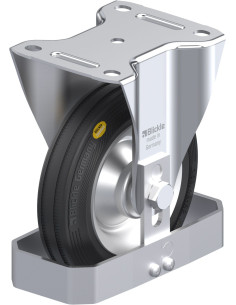 B-RD 162R-FS fiksuotas ratukas dengtas guma