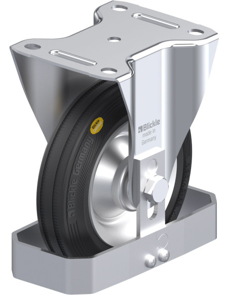 B-RD 162R-FS fiksuotas ratukas dengtas guma