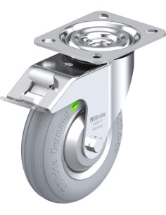 L-VW 125R-FI-SG-FA pasukamas ratukas su stabdžiais, 125 mm