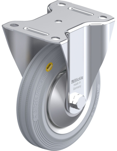 B-RD 162R-VLI-FA fiksuotas ratukas dengtas guma