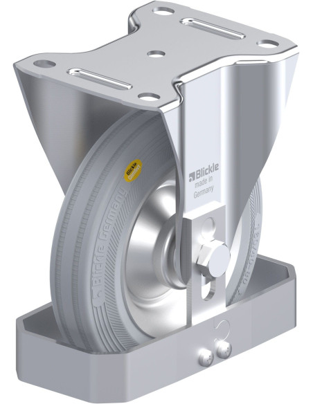 B-RD 162R-VLI-FS fiksuotas ratukas dengtas guma