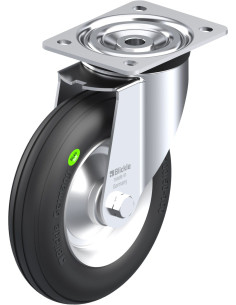 L-VW 202R pasukamas ratukas su guma, 200 mm