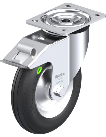 L-VW 202R-FI pasukamas ratukas su stabdžiais, 200 mm