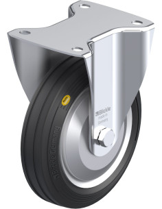 B-RD 182R-FA fiksuotas ratukas dengtas guma