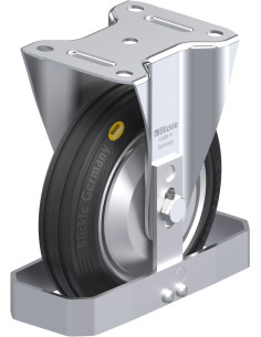 B-RD 182R-FA-FS fiksuotas ratukas dengtas guma