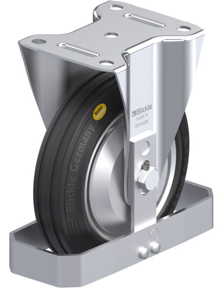 B-RD 182R-FA-FS fiksuotas ratukas dengtas guma